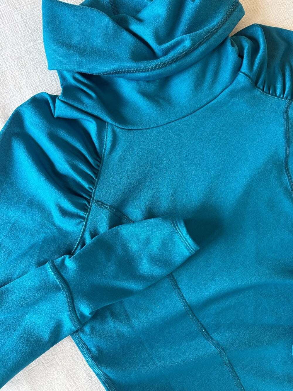 CALIA by Carrie Underwood Cold Weather Funnel Neck Pullover with Thumbholes